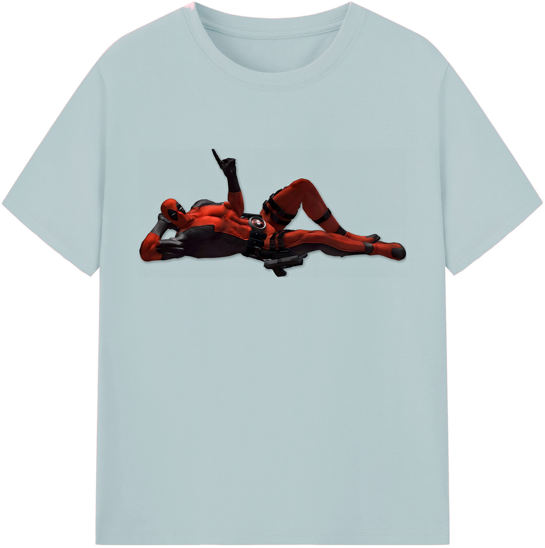 （画像用） Deadpool デッドプール 綿100％半袖Tシャツ（フロントプリント）